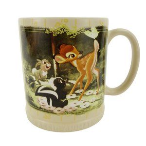 Disney Store Bambi Thumper Classic Animation Graphic Ceramic Coffee Cup